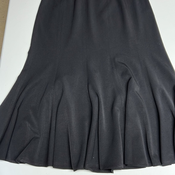 Skirt Paneled Flowing Midi Size 8 NWOT by Insight Black - Picture 2 of 11